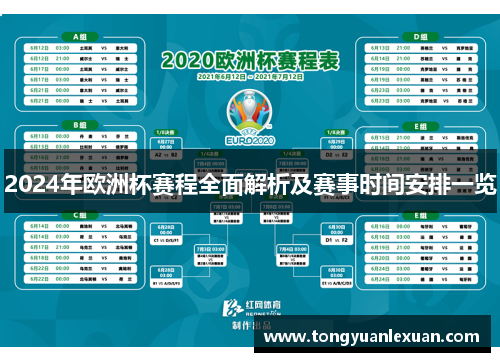 2024年欧洲杯赛程全面解析及赛事时间安排一览